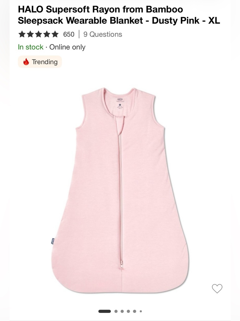 Halo Sleep Sack XL Blue & Pink (2) Bundle
